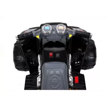 LEAN CARS Quad Médio Preto - Veículo elétrico para criança