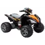 LEAN CARS Quad Médio Preto - Veículo elétrico para criança