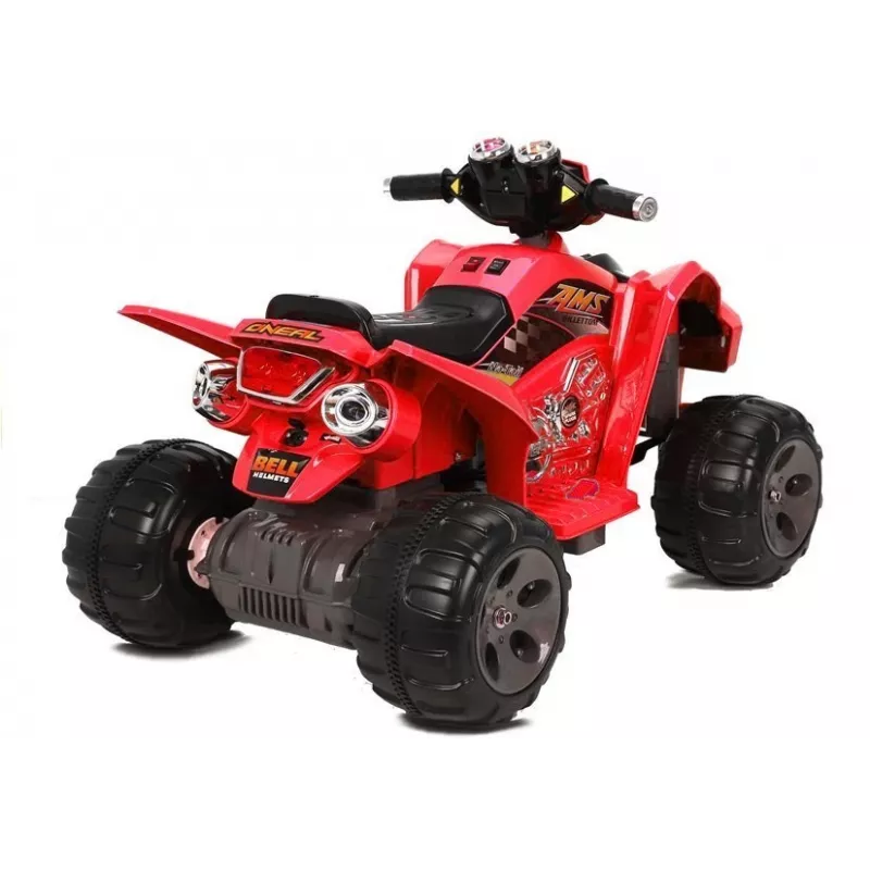 LEAN CARS Medium Quad Red - Quad elétrico para criança