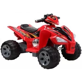 LEAN CARS Medium Quad Red - Quad elétrico para criança