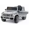 LEAN CARS Carro a bateria Mercedes AMG G 63 prateado pintado