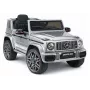 LEAN CARS Carro a bateria Mercedes AMG G 63 prateado pintado