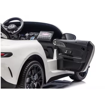Veículo de passeio a bateria LEAN CARS Mercedes-AMG GT63 24V branco
