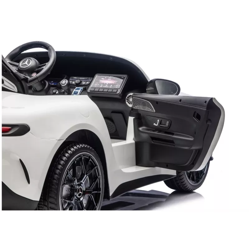 Veículo de passeio a bateria LEAN CARS Mercedes-AMG GT63 24V branco