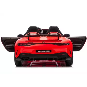 LEAN CARS Carro a bateria Mercedes GT63 AMG DK-GT63 24V LCD vermelho