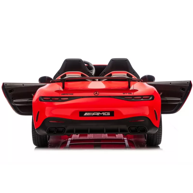 LEAN CARS Carro a bateria Mercedes GT63 AMG DK-GT63 24V LCD vermelho