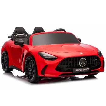 LEAN CARS Carro a bateria Mercedes GT63 AMG DK-GT63 24V LCD vermelho