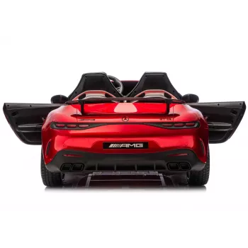 LEAN CARS Carro a bateria Mercedes GT63 AMG DK-GT63 24V LCD vermelho
