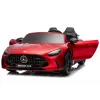 LEAN CARS Carro a bateria Mercedes GT63 AMG DK-GT63 24V LCD vermelho
