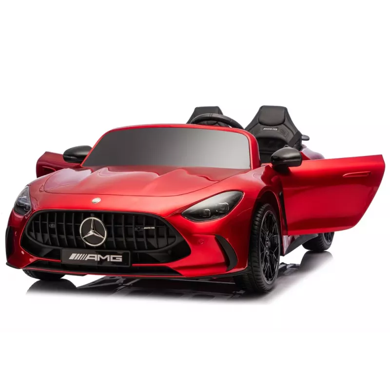 LEAN CARS Carro a bateria Mercedes GT63 AMG DK-GT63 24V LCD vermelho