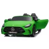 LEAN CARS Carro a bateria Mercedes GT63 AMG DKGT63 24V motor silencioso verde mate