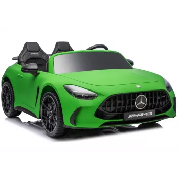 LEAN CARS Carro a bateria Mercedes GT63 AMG DKGT63 24V motor silencioso verde mate