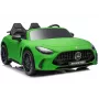 LEAN CARS Carro a bateria Mercedes GT63 AMG DKGT63 24V motor silencioso verde mate