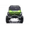 LEAN CARS Mercedes Unimog 12V carro elétrico para criança verde