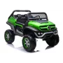 LEAN CARS Mercedes Unimog 12V carro elétrico para criança verde