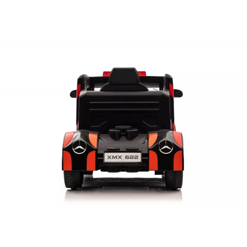 LEAN CARS Mercedes XMX622 Camião a Bateria Vermelho com Luzes LED