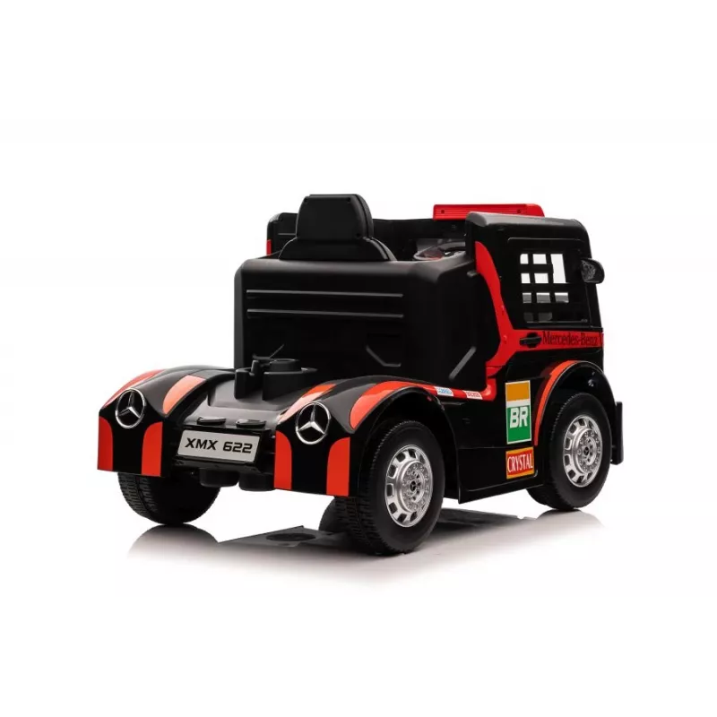LEAN CARS Mercedes XMX622 Camião a Bateria Vermelho com Luzes LED