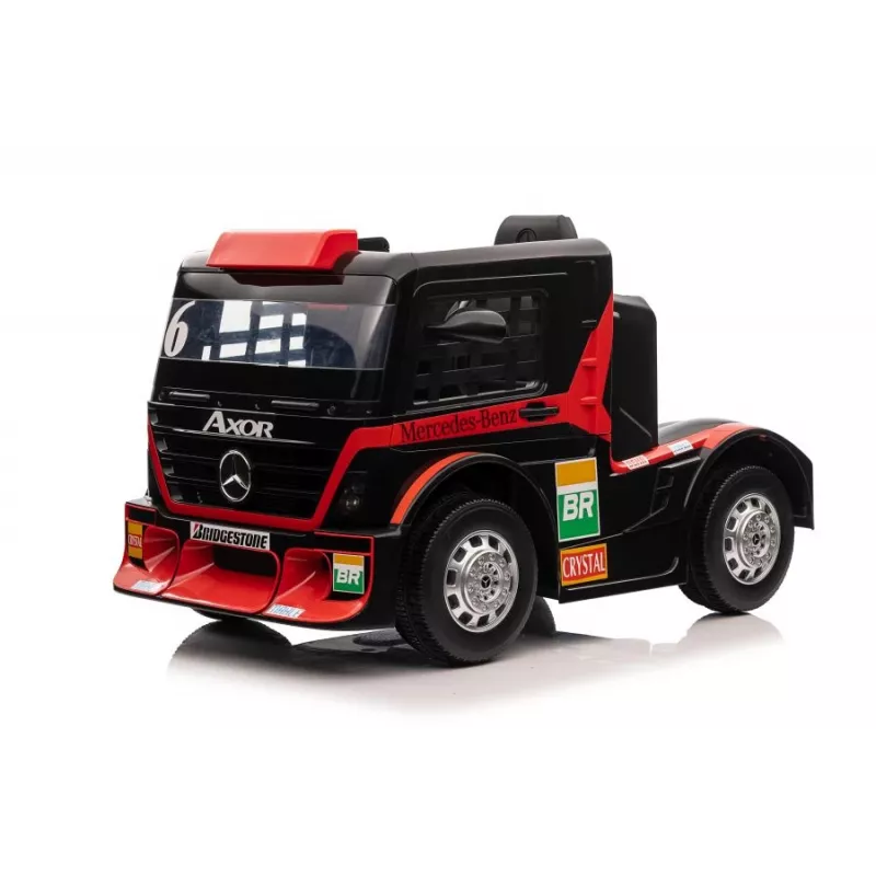 LEAN CARS Mercedes XMX622 Camião a Bateria Vermelho com Luzes LED