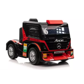 LEAN CARS Mercedes XMX622 Camião a Bateria Vermelho com Luzes LED