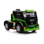 LEAN CARS Mercedes XMX622 Camião a Bateria, Luzes LED, Função Piloto, Verde