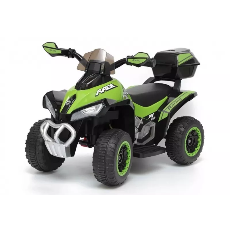 LEAN CARS Q Quad Elétrico GTS1188-A Verde Luzes LED Música Caixa de Arrumação