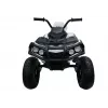 LEAN CARS Quad BDM0906 Veículo Elétrico para Crianças com Pneus de Ar, Luzes LED, MP3, Branco