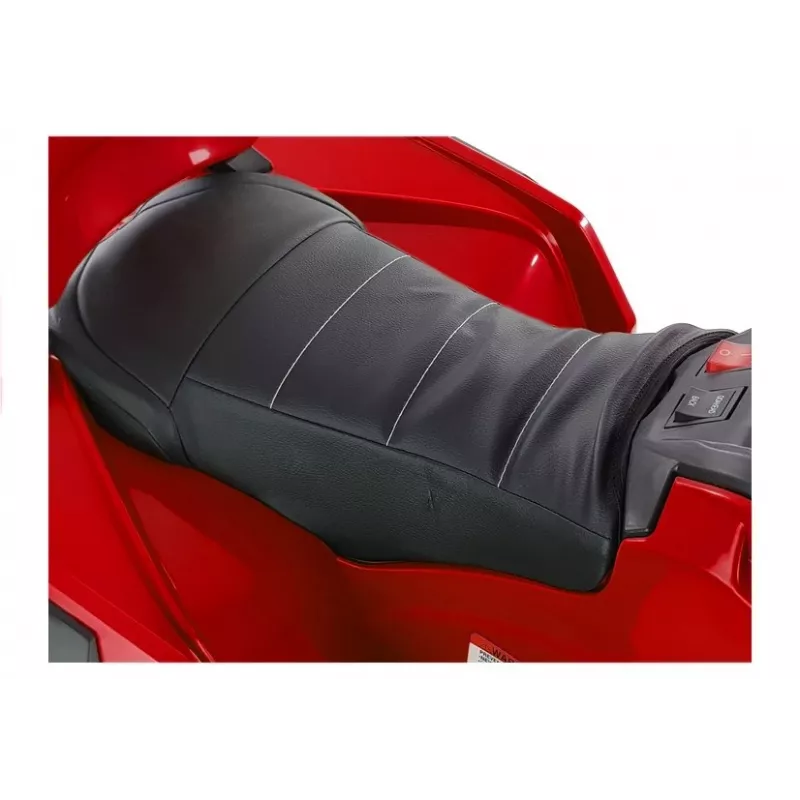 LEAN CARS Quad BDM0906 Veículo Elétrico para Crianças com Pneus de Ar, Luzes LED, MP3 - Vermelho