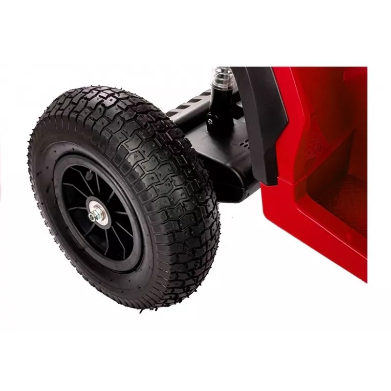 LEAN CARS Quad BDM0906 Veículo Elétrico para Crianças com Pneus de Ar, Luzes LED, MP3 - Vermelho
