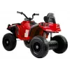 LEAN CARS Quad BDM0906 Veículo Elétrico para Crianças com Pneus de Ar, Luzes LED, MP3 - Vermelho
