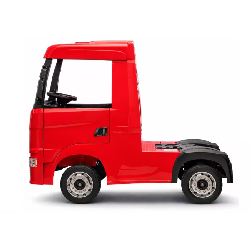 Carro elétrico para crianças LEAN CARS Scania 500R HL698 12V 4x4 vermelho pintado com comando