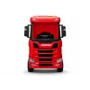 Carro elétrico para crianças LEAN CARS Scania 500R HL698 12V 4x4 vermelho pintado com comando
