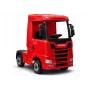 Carro elétrico para crianças LEAN CARS Scania 500R HL698 12V 4x4 vermelho pintado com comando