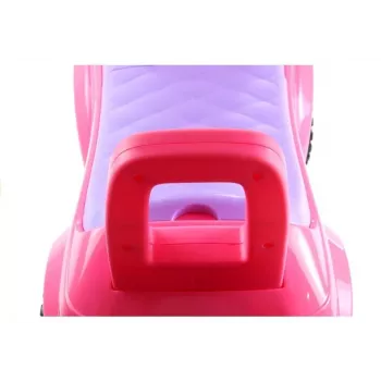 LEAN CARS Veículo de passeio para crianças 613W rosa com som e luz