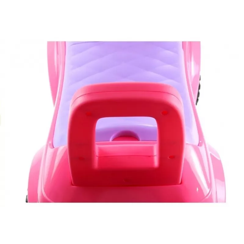 LEAN CARS Veículo de passeio para crianças 613W rosa com som e luz