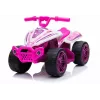 LEAN CARS TR1805 Quad Elétrico para Montar Branco-Rosa