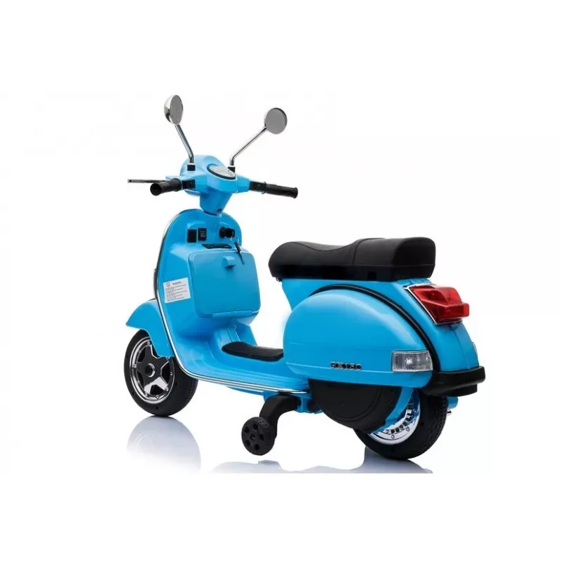 LEAN CARS Vespa Scooter Mota elétrica para criança - Azul