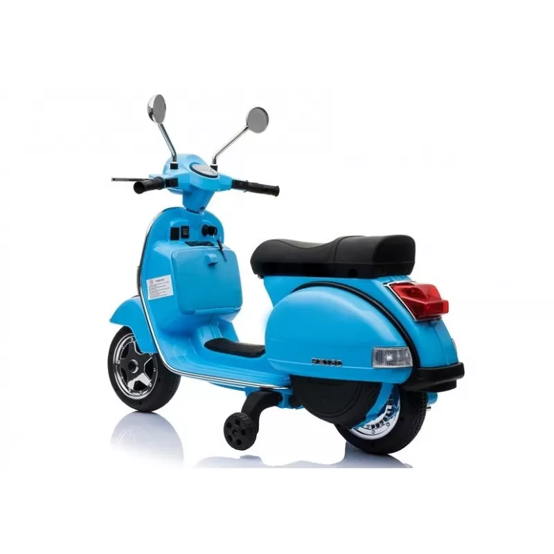 LEAN CARS Vespa Scooter Mota elétrica para criança - Azul