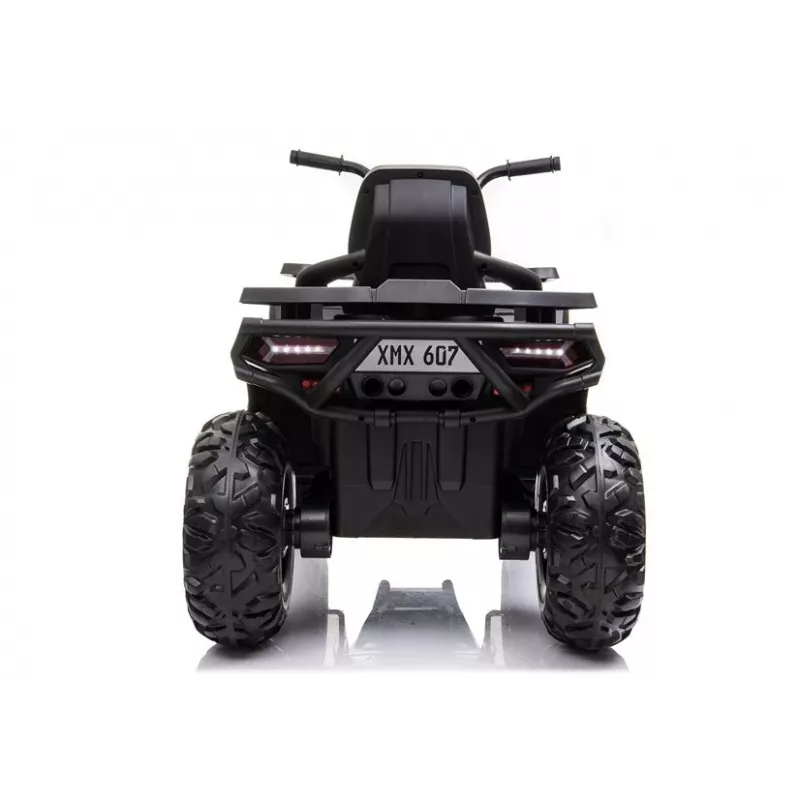 LEAN CARS XMX607 Quad Elétrico para Crianças com Luzes LED e MP3 - Preto