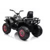 LEAN CARS XMX607 Quad Elétrico para Crianças com Luzes LED e MP3 - Preto