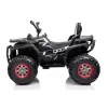 LEAN CARS XMX607 Quad Elétrico para Crianças com Luzes LED e MP3 - Preto