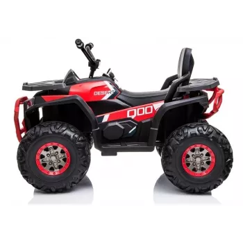 LEAN CARS XMX607 Quad Elétrico para Crianças - Vermelho