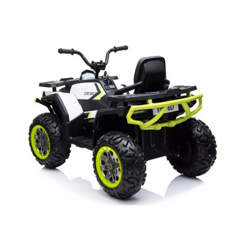 LEAN CARS XMX607 Quad Elétrico para Crianças - Branco