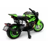 LEAN CARS XW-07 Mota a Bateria com Rodas LED Iluminadas Verde