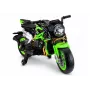 LEAN CARS XW-07 Mota a Bateria com Rodas LED Iluminadas Verde