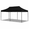 Tenda de jardim LEAN Express para catering pavilhão comercial preta 3x6 m