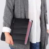 Organizador de documentos LEAN com 25 compartimentos, A4, preto