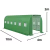 Túnel de plástico para estufa LEAN Garden PRO estrutura 25MM 10x4x2M 40M²