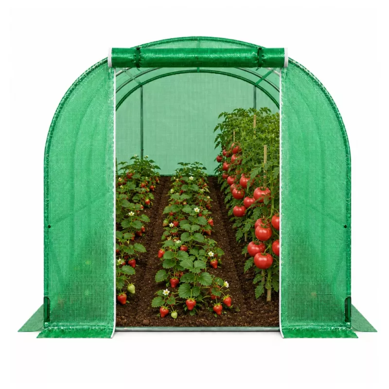 Túnel de plástico para estufa LEAN Garden PRO estrutura 25MM 10x4x2M 40M²