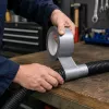 LEAN Cinzento Fita de Reparação Reforçada Forte Prateada 48mm x 15m