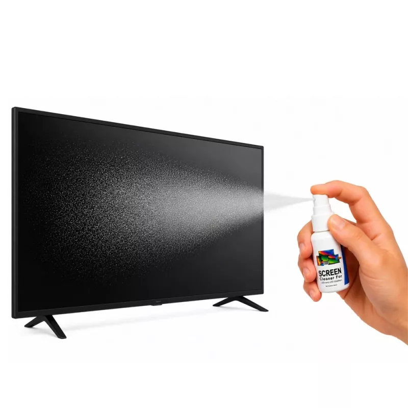 LEAN Limpa-ecrãs LCD LED TFT para computador e telefone 100 ml com pano de microfibra